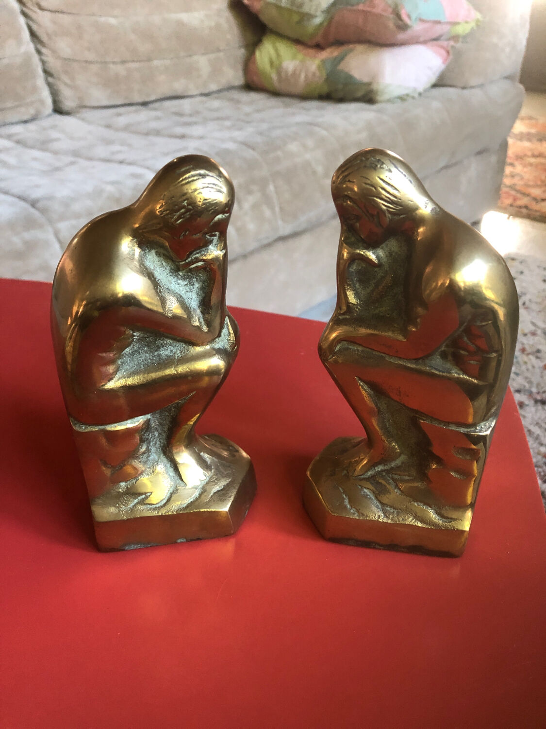 Serre-livres Penseur de Rodin
