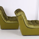 Vintage Xl element sofa moss green 60s