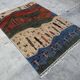 Gabbeh-Style Hand-Knotted Wool Rug with Abstract Landscape – 238×175 cm