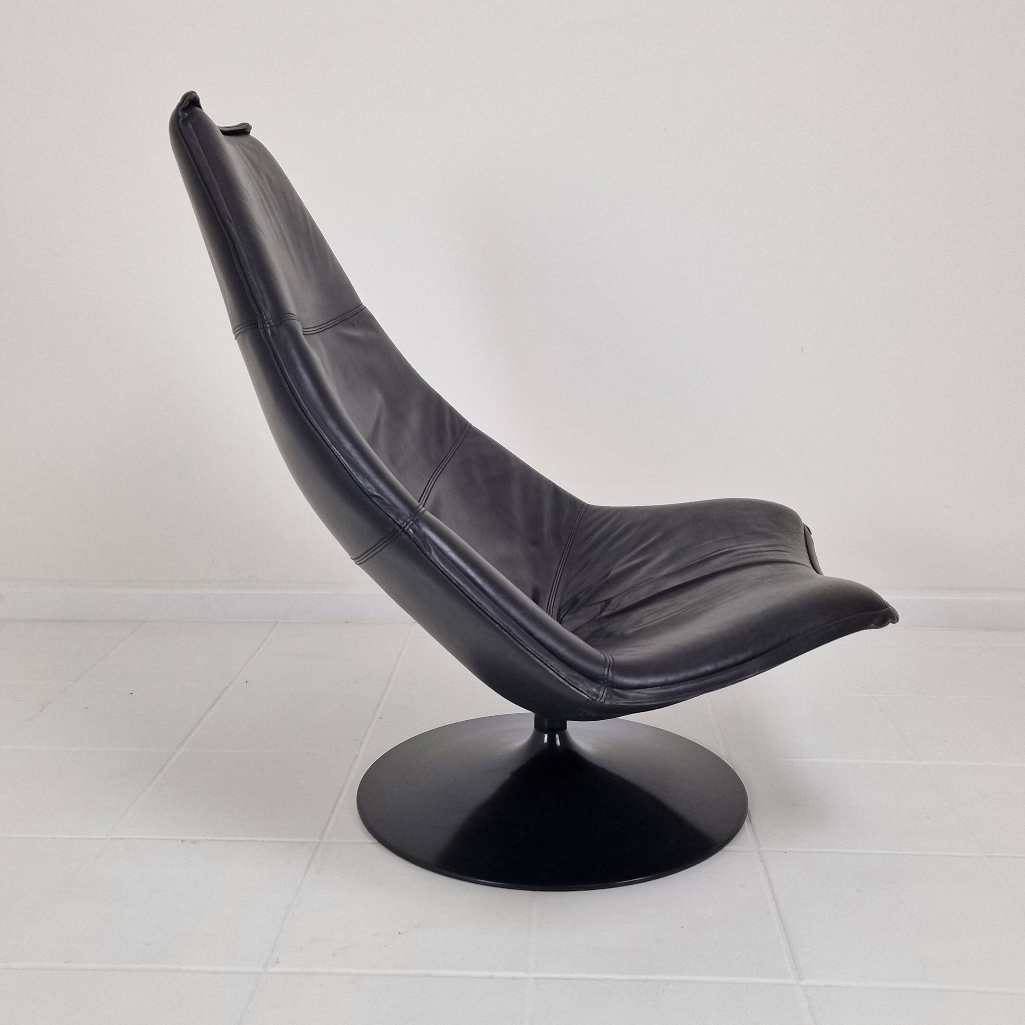 Set of 2 F585 Lounge Chairs by Geoffrey Harcourt for Artifort, 1990's