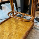 Bamboo serving trolley 1960
