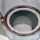 Enamelled stoneware teapot