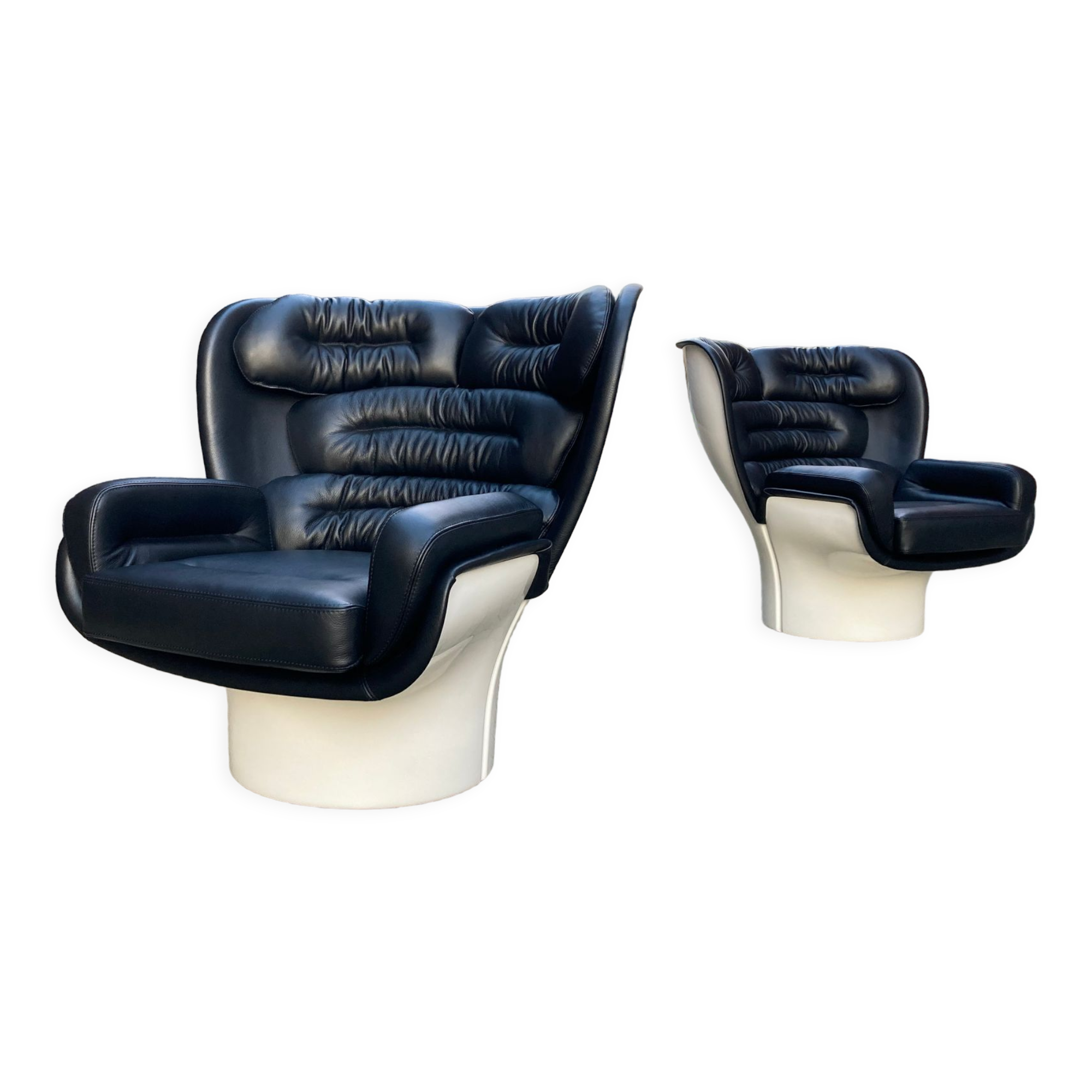 Joe Colombo Elda design armchair, Longhi edition