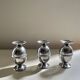 Coquetiers en inox vintage