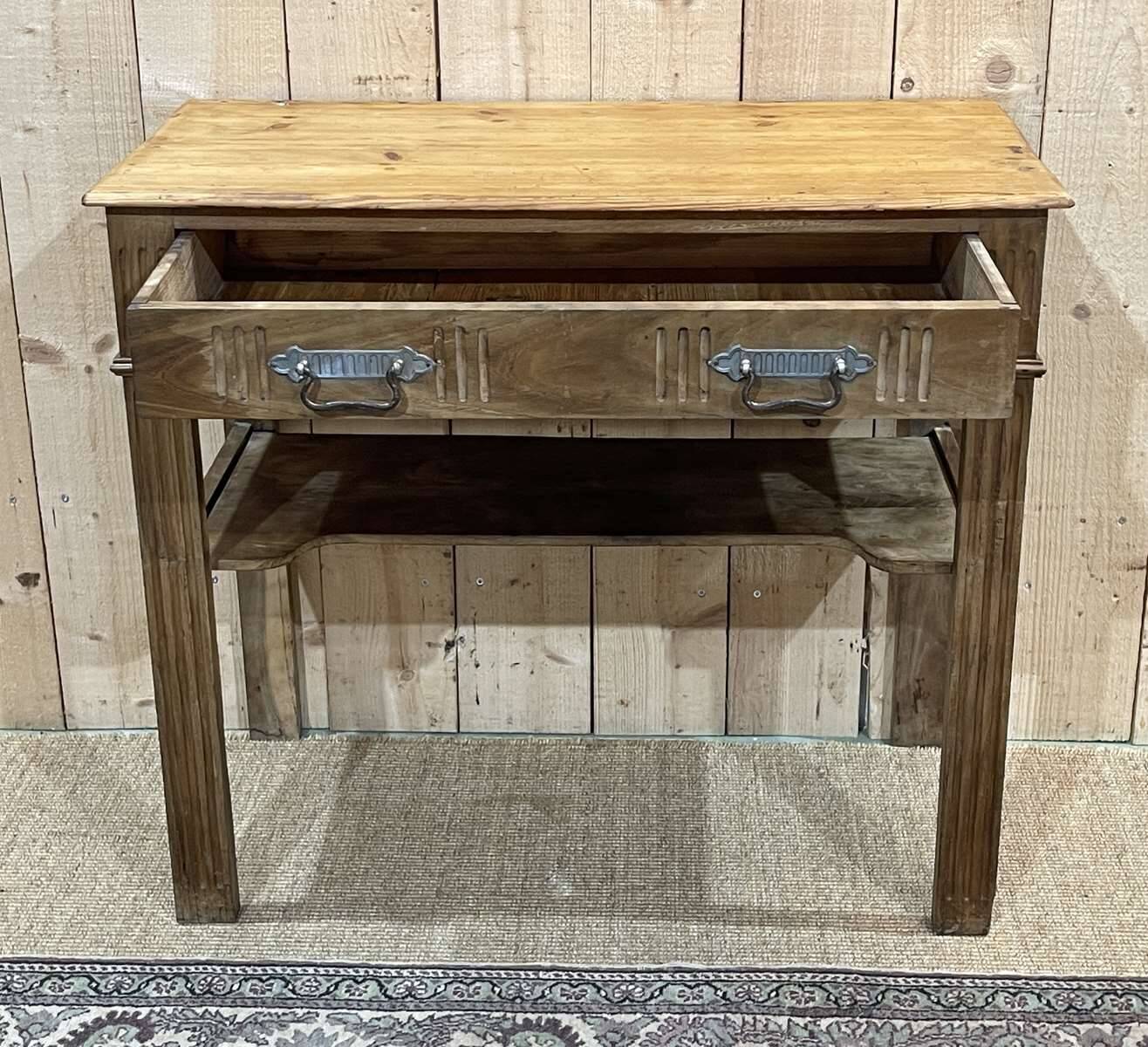 French fir console from the 1930s