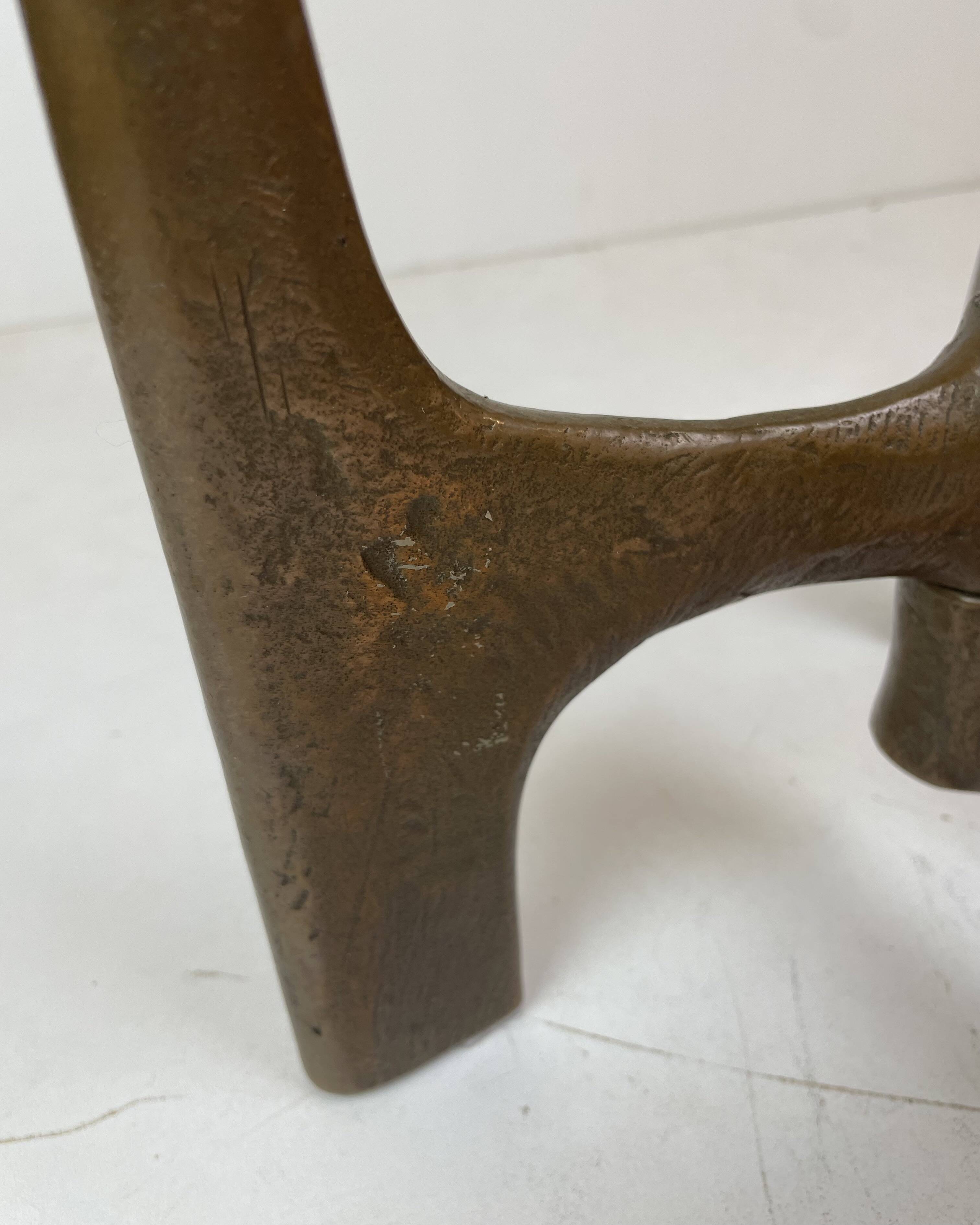 Brutalist Floor Candle Holder by Michael Harjes, Germany, 1960