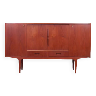 Teak highboard, Danish design, 1960s, production: Denmark