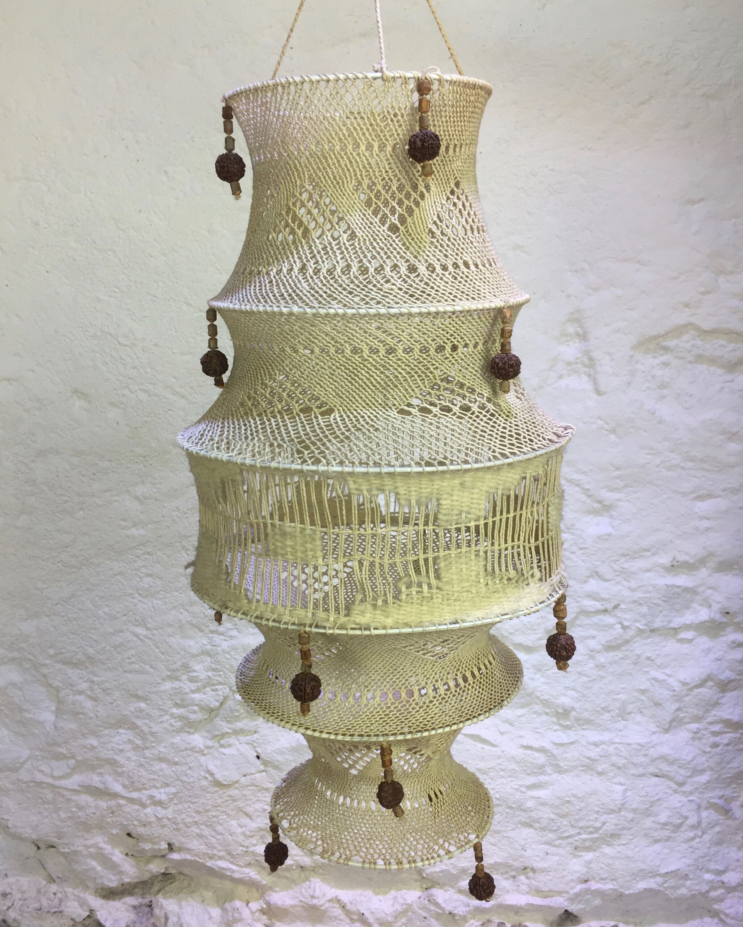 Macramé suspension 60s/70s