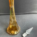 Liquor decanter - amber-cut crystal