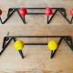 2 coat rack walls 4 balls balls 50s