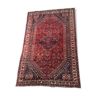 Tapis Shiraz ancien pure laine, fait main