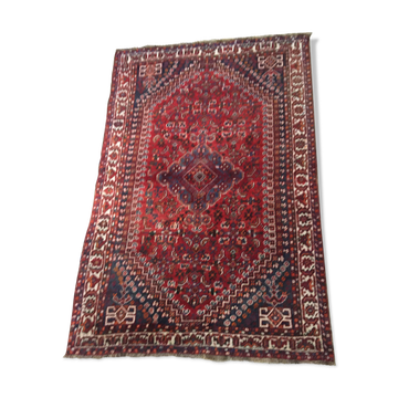 Tapis Shiraz ancien pure laine, fait main