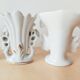 Set of 4 porcelain wedding vases