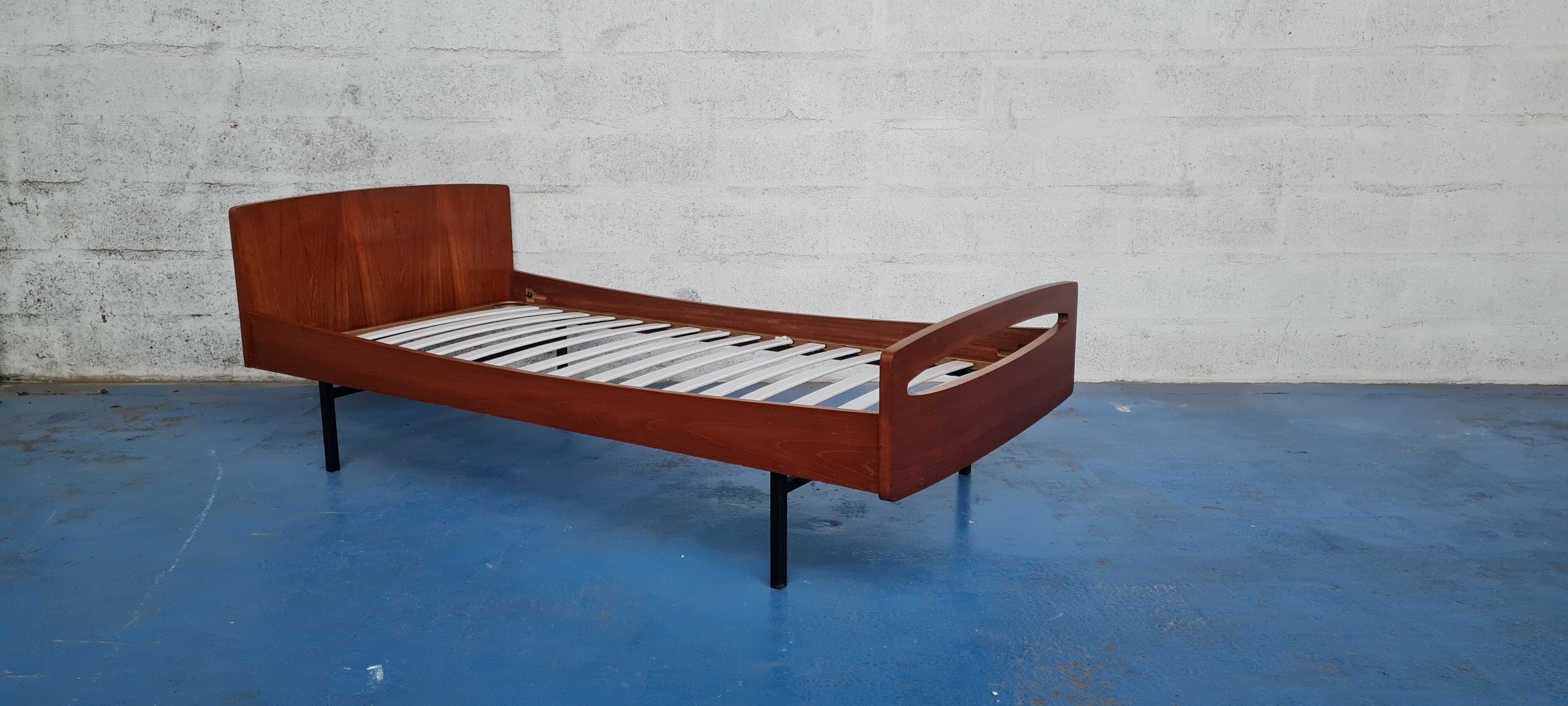 Scandinavian teak bed