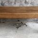 Brutalist rectangular coffee table - vintage 1960s