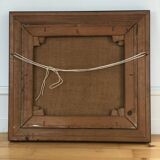 Vintage Original Cottage Oil Painting: Framed Countryside Art