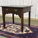 19th century English oak side table