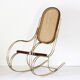 Chaise à bascule vintage des années 1970