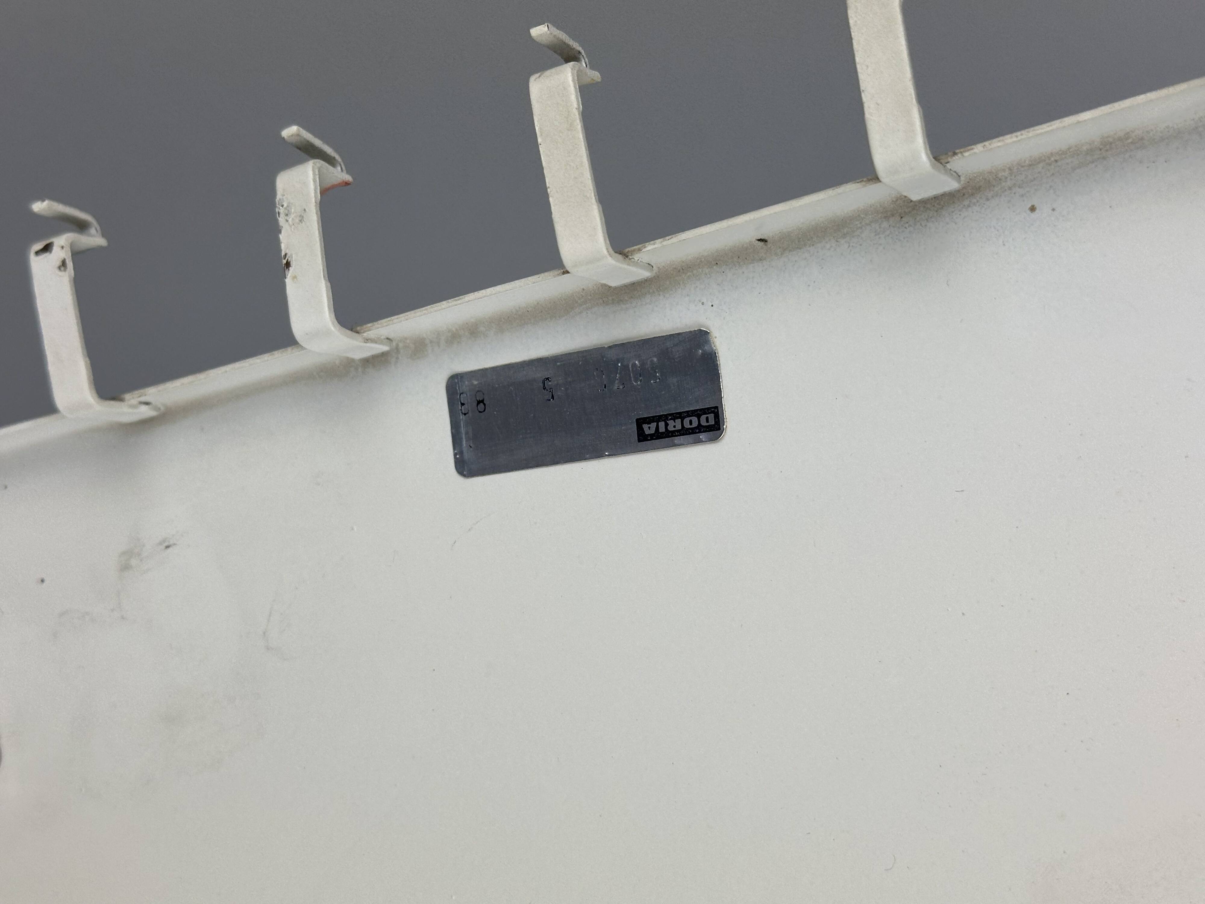 1960s/70s Chandelier Ceiling Lamp by Doria Leuchten Germany, Ice Glass