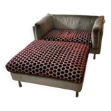 Sofa with pouf by Vico Magistretti brand De Padova