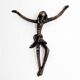 Modernist Christ in bronze
