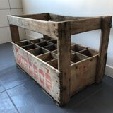 Wooden case for bottles