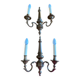 Pairs of Maison Baguès Wall Lights