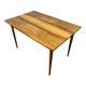 Table à manger extensible de style mid-century en noyer, années 1960