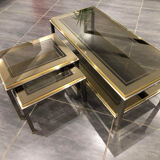 Ensemble de tables basses de design italien, années 1970