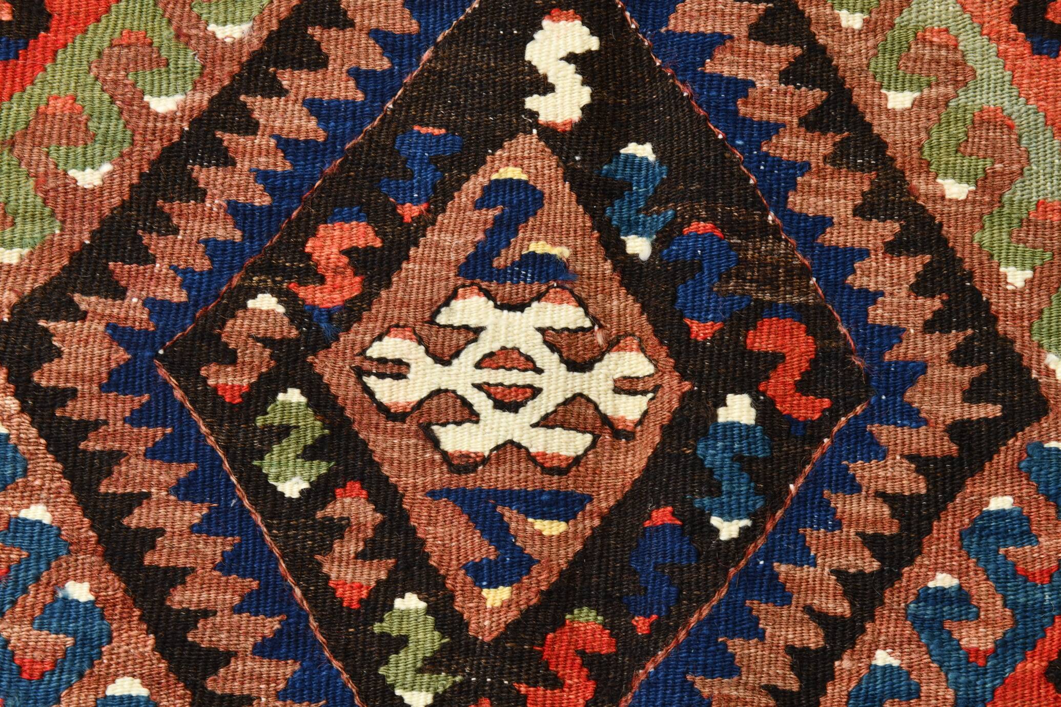 Mid Century Modern Turkish Kilim Rug, 157x265 Cm
