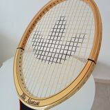 Vintage wooden tennis racket Ilie Nastase Adidas