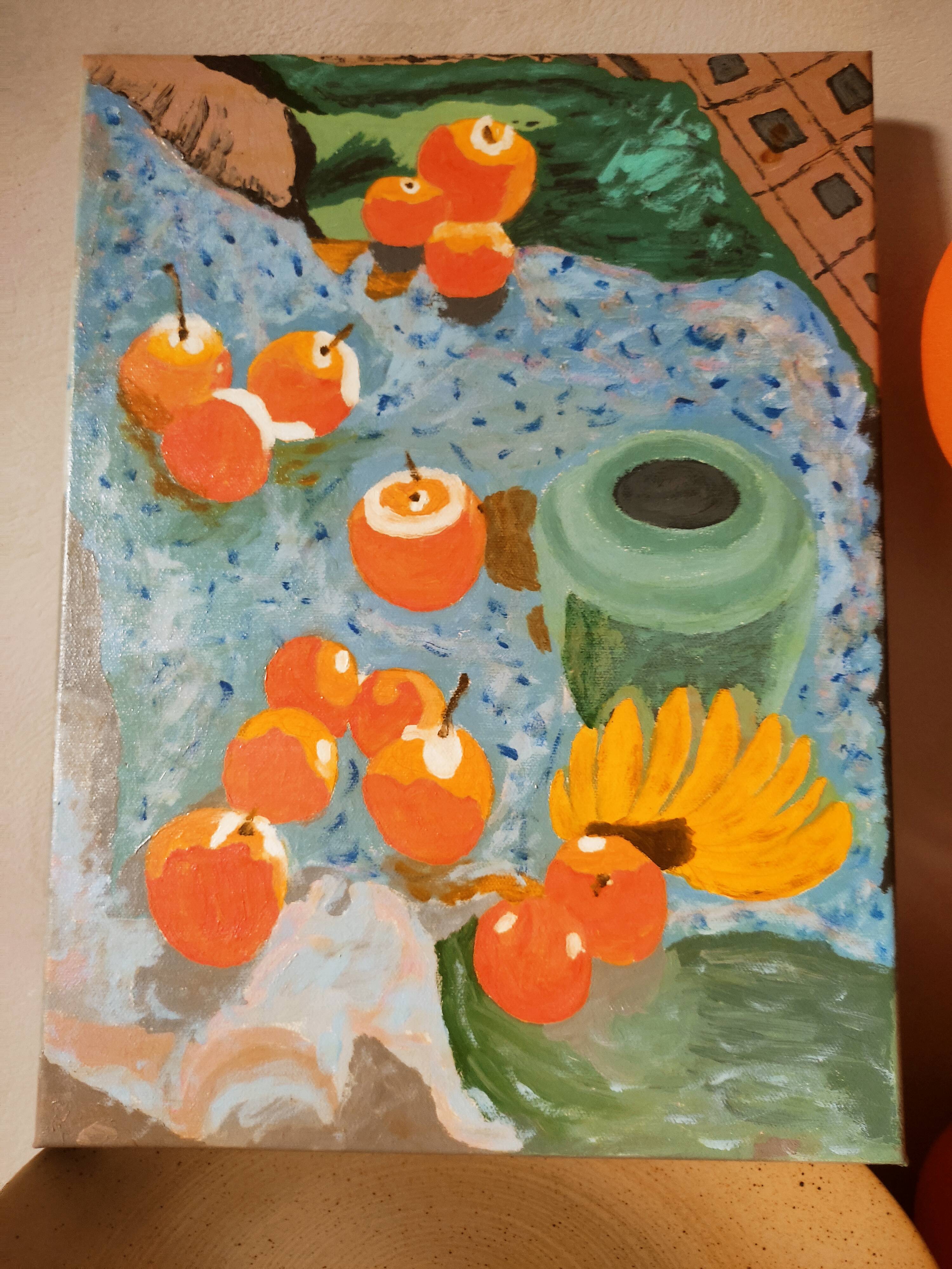 Contemporary Still Life, oil on canvas