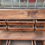 Solid oak desk with drawers