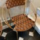 Series of 6 garden armchairs and patio Scoubidou', Italian Vintage Design 1950s