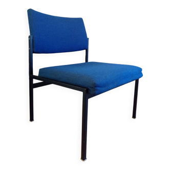 Chauffeuse Thonet 1960 en jersey bleu