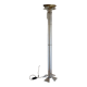 Italian design plexiglass floor lamp.