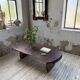 Table basse brutaliste artisanale 1950
