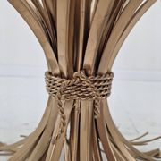 Hollywood Regency Gilded Coco Chanel Style Sheaf of Wheat Coffee Table, 197