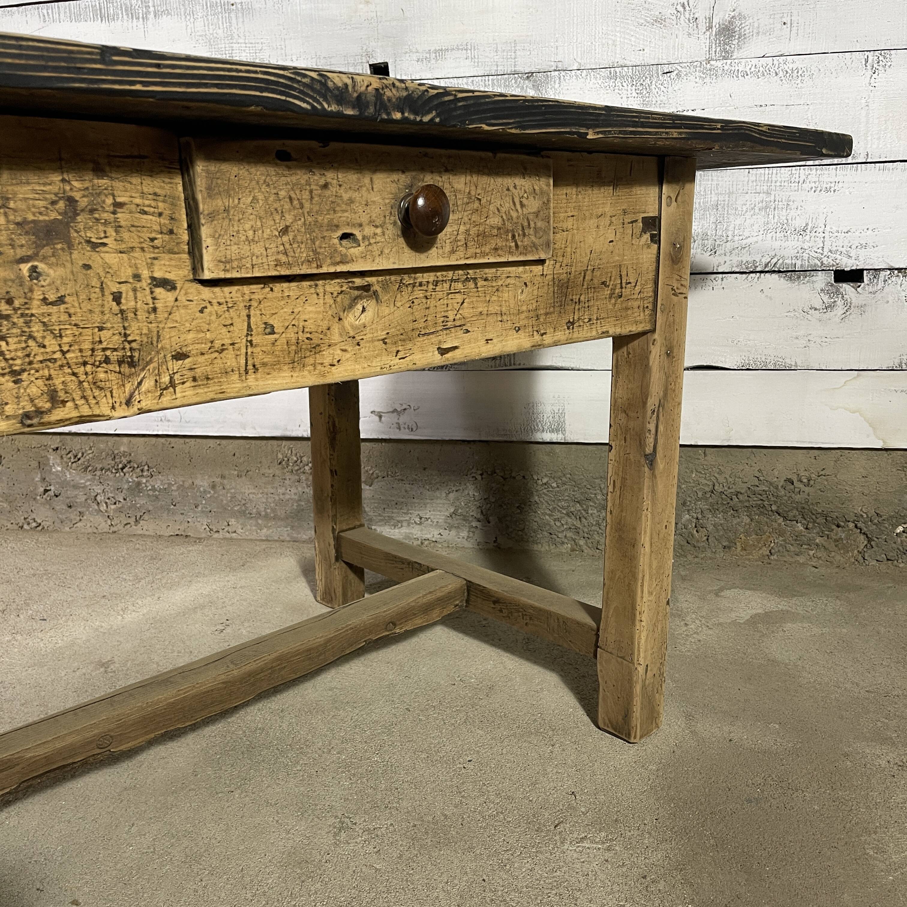 Old farmhouse table
