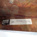 Copper and glass sconce from Cosack, Germany, 1960s.