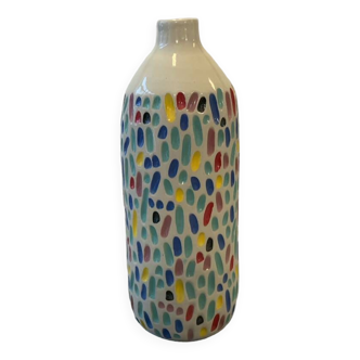 Multicolored bottle