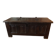 15th-century chest – panels with parchment pattern / napkin folds (coll