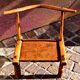 Authentic chair of the Baoulé chief, Côte d'Ivoire, Africa, raw art.