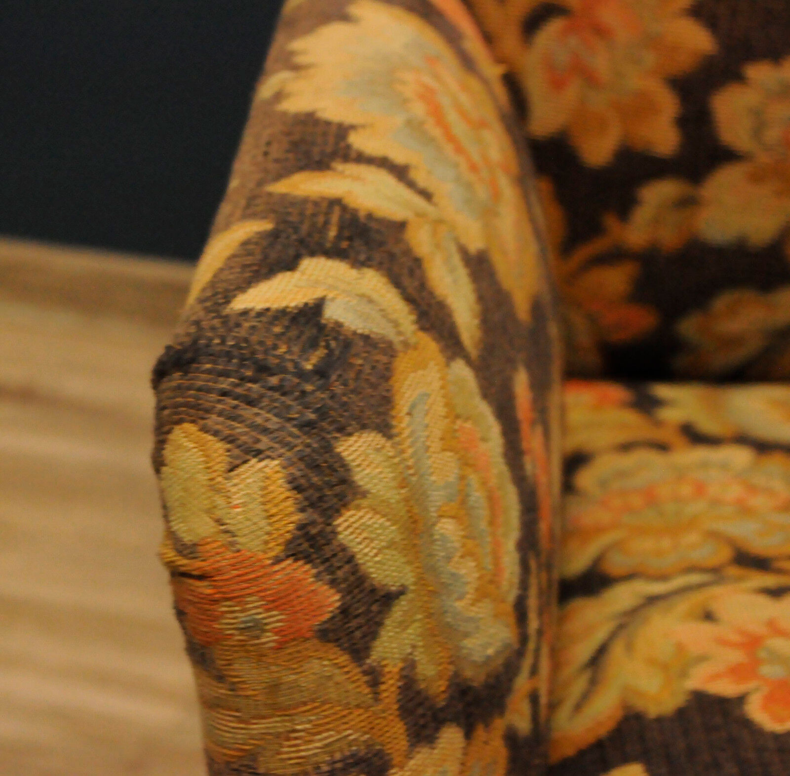 Scandinavian fireplace armchair