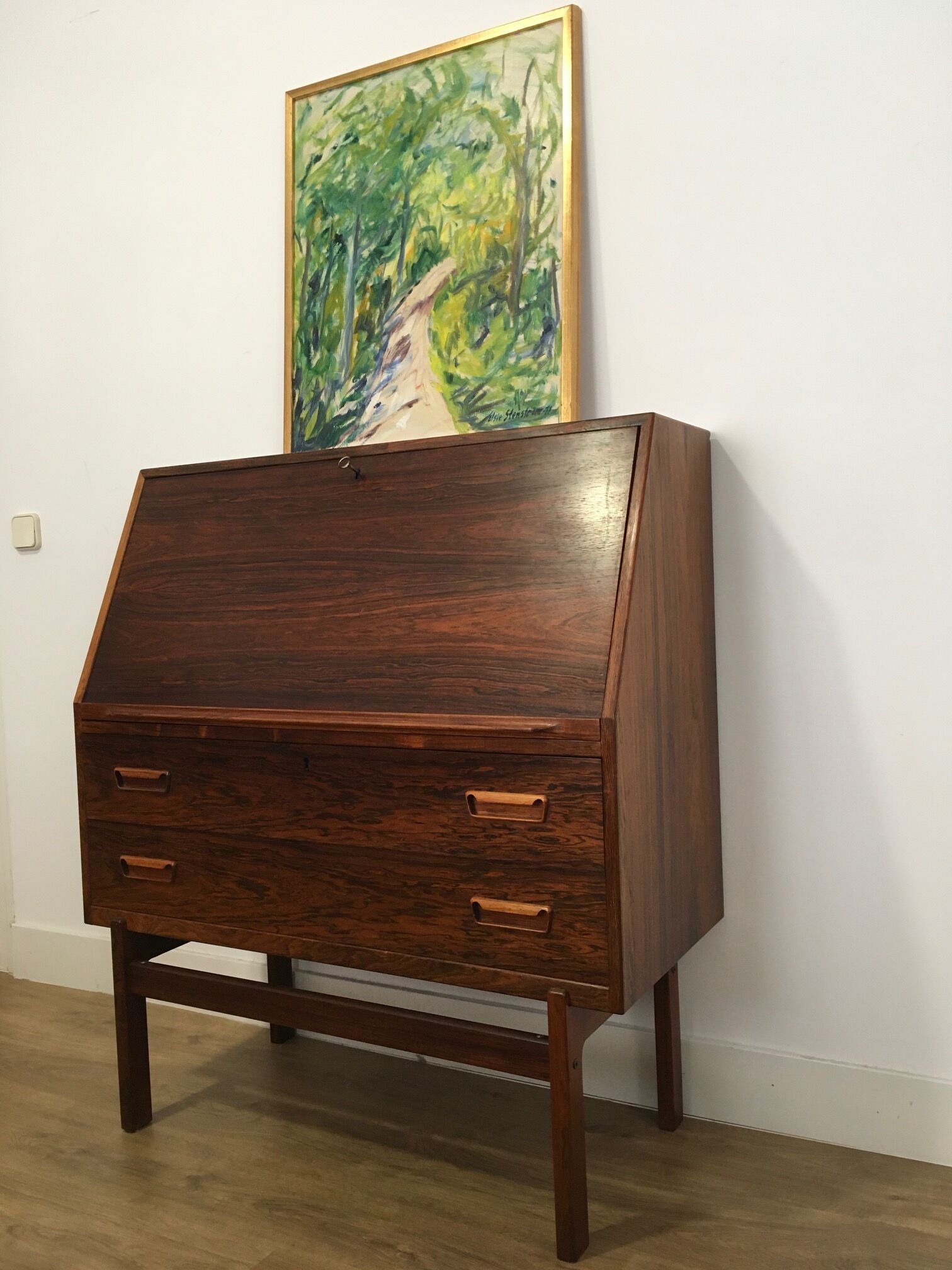 Bureau en palissandre modèle 68 par Arne Wahl Iversen, Danemark années 1960