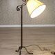 Metal Floor Lamp with Adjustable Head, Early 20th Century