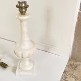 ALABASTER Stone LAMP Vintage MEDICIS Shape