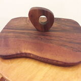 Vintage olive wood cheese platter