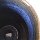 Blue glazed stoneware jug