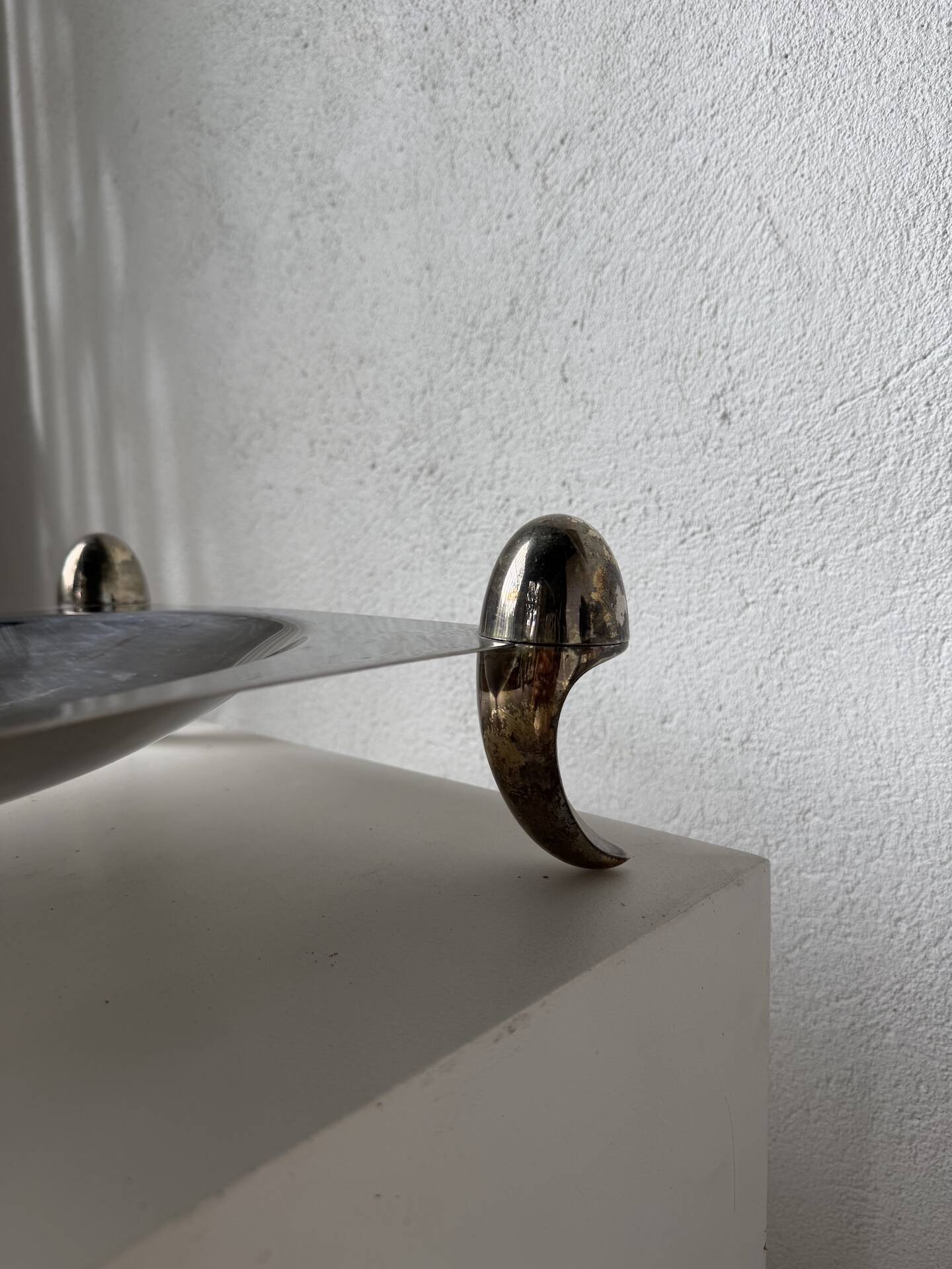 Silver-plated fruit bowl